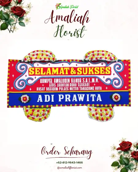 Papan Bunga Ucapan Selamat Suling Kulon